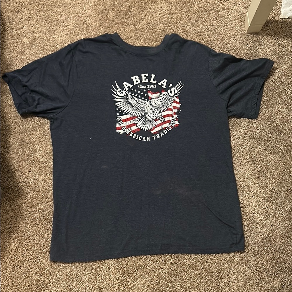 Cabela's Black Graphic Men's T-Shirt